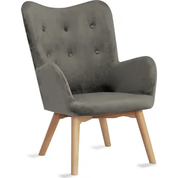 Křeslo Křeslo ušák ZUZA Šedý