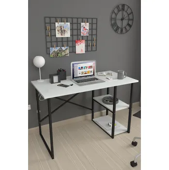 Psací stůl Psací stůl REZA - bílý