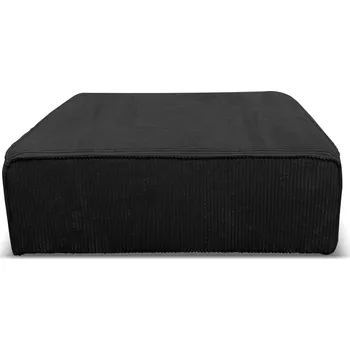 Taburet Taburet FIRE - černý - manšestr - LINCOLN 100