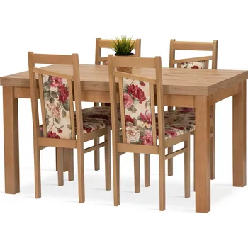 Jídelní set Jídelní sestava PETRA stůl + 4 židle