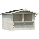 Palmako Kiosek STELLA 8,2 m² Barva: Bílá, máčení