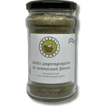 Koření Simply Greek | Drcená sůl se středomořskými bylinkami vynikající na posypání grilovaného masa a ryb - 150 g