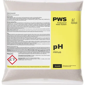 Bazénová chemie PWS pH mínus granulát 5kg, DOPLNĚNÍ