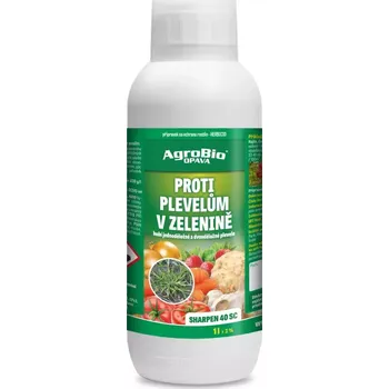 AgroBio Opava Sharpen 40 SC herbicid proti plevelům v zelenině, 1 l