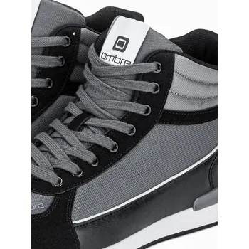 Pánské tenisky Ombre Clothing Pánské ležérní tenisky Calum šedá 46 T358