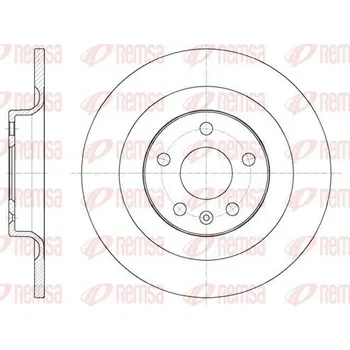 Brzdový kotouč Brzdový kotouč REMSA 61796.00