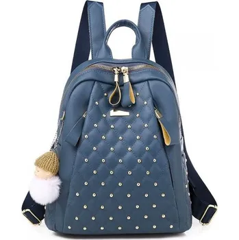 Městský batoh Batůžek s cvočky Becky Blue, Model Bez přívěšku Lifestyle 20100505534243190