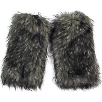 Cyklistické návleky Kožešinové návleky na boty Yeti Černé 40 cm Artofpolo FAsk0900ss03