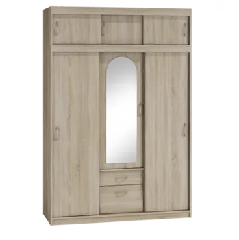 Předsíňová stěna Casarredo FREDEK bílá/bílý lesk