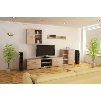 Obývací stěna Obývací sestava FIGO B - Dub sonoma