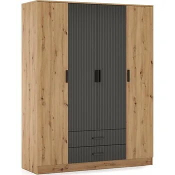 Šatní skříň Šatní skříň ROMELLO 160 Dub artisan + grafit