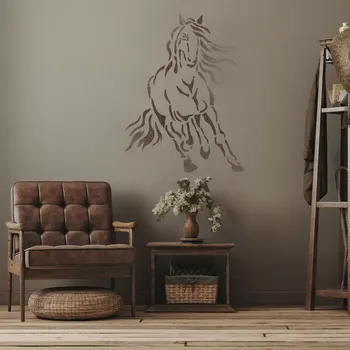 Malířská šablona KŮŇ 43 x 64 cm