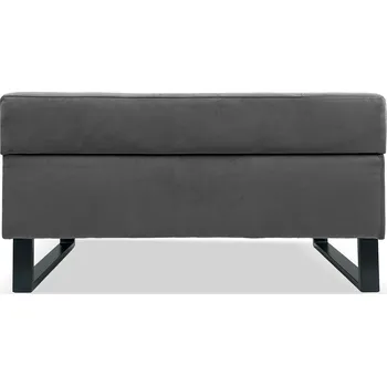 Taburet Taburet BONY s úložným prostorem - grafitový - ITAKA 14