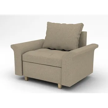 Křeslo Křeslo LENOX světlehnědé - SAWANA 17