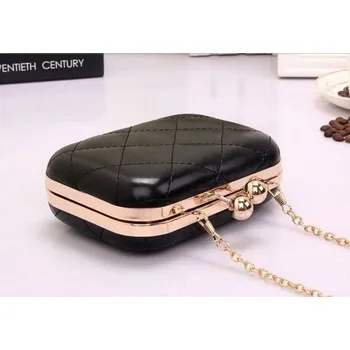 Kabelka Skořepinové psaníčko Linda černá Lifestyle F955778