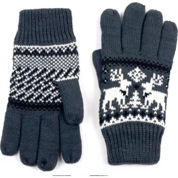 Rukavice ArtOfPolo Unisex rukavice se soby Šedé Artofpolo FArk13410ss01