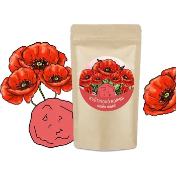 Travní směs Květinová bomba - červená 10 g