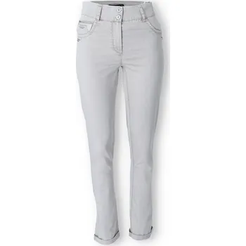 Dámské kalhoty Kalhoty dámské Abgs 4364-1 barva: béžová, velikost: 38