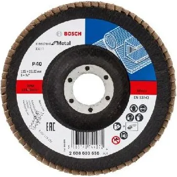 Brusný kotouč Bosch Příslušenství - Lamelový brusný kotouč, P40, průměr 125 mm 2608603656