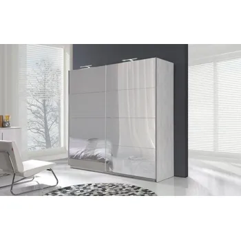 Šatní skříň Šatní skříň DIONE D01 borovice norská + zrcadlo