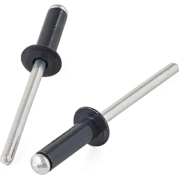 Nýt Nýt trhací Al/St barevný - 4.0x16 černý