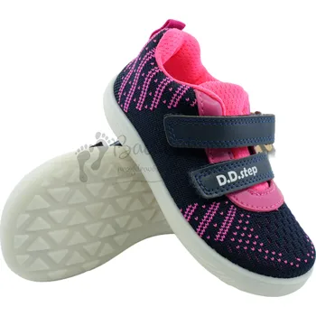 Chlapecké sandály Barefoot plátěné tenisky D.D.Step F093-51399D Royal blue - vel. 27