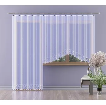 Balkonový set Selena 300x150+180x250cm - řasící stuha 5cm