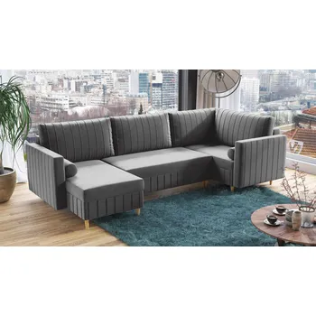 Sedací souprava Sedací souprava WARNER světlešedá - MONOLITH 84