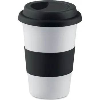 Keramický hrnek s víčkem 01-MO7683-03 350 ml