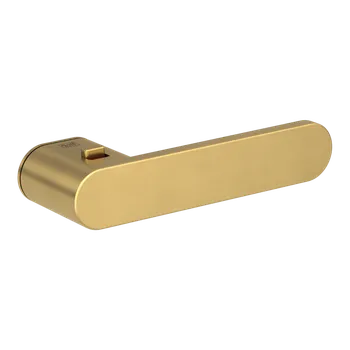 Dveřní kování GK - AVUS ONE S2L s uzamykáním bez spodní rozety, klika/klika s uzamykáním pravá OLS - Mosaz broušená (21)