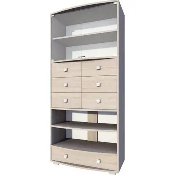 Knihovna Regál NAOMI 94x200 v2