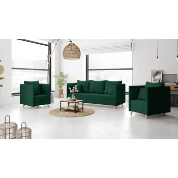 Sedací souprava Sedací souprava TRINI 3+1+1 zelená - CLOUD 39 Sedací soupravy 3+1+1