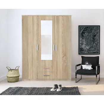 Šatní skříň Šatní skříň RAVENA 3D2S Dub sonoma