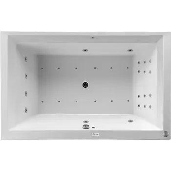 Vana Masážní vana Linea XXL 190x120x50 cm, systém Hydro + Perlička s Profi Evo ovládáním, s automatickým proplachem XXL22VR3