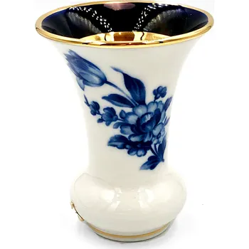 Váza Gold Eligius Květinová vázička 25514 10 cm bílá