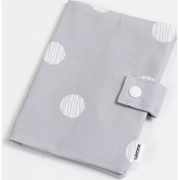 Obal na doklad Tulimese Obal šedá klubíčka