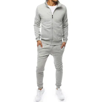 Dstreet Pánská souprava Collar světle šedá XL AX0228 25343