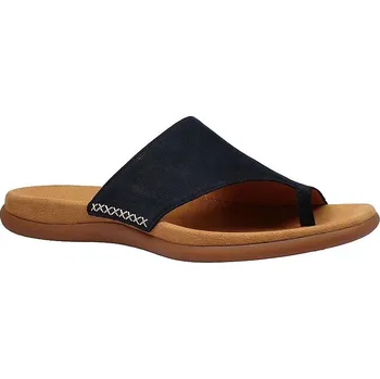 Dámské pantofle Letní vycházkové pantofle, Gabor, tmavě modrá: Modrá Nubuk, velur (semiš) 30 45 G - standardní šíře (15772-15775)