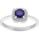 Brilio Silver Okouzlující stříbrný prsten se safírem R-FS-5658S 60 mm + 2 měsíce na vrácení zboží