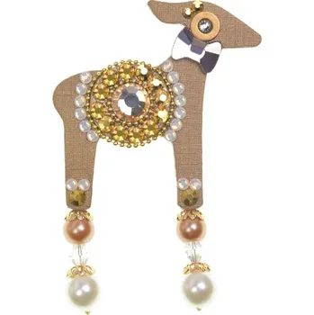 Budík Deers Malá zlatá laňka Goldie + 2 měsíce na vrácení zboží