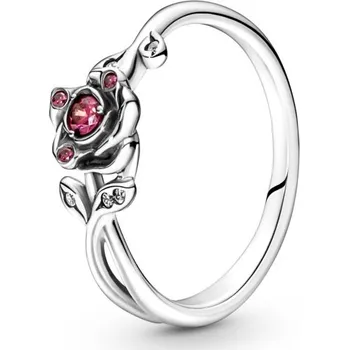 Oblečení a móda Pandora Stříbrný prsten Růže Disney Kráska a Zvíře 190017C01 50 mm + 2 měsíce na vrácení zboží