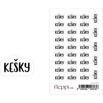 samolepka Fleppi Samolepky Kešky