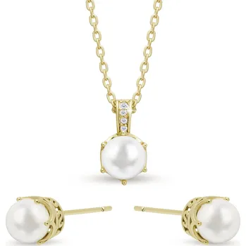 Řetízek PARIS 0048 Decentní set náušnice + řetízek