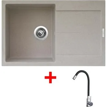 Nerezový dřez Sinks ULTIMA 790 Avena + Elasta nerez/černá