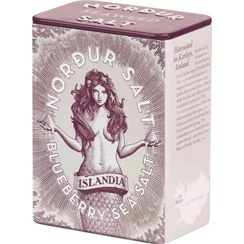 Koření Arktická sůl 100 g, borůvky, vločky, plechovka, Nordur Salt - doprava zdarma od 2999 Kč