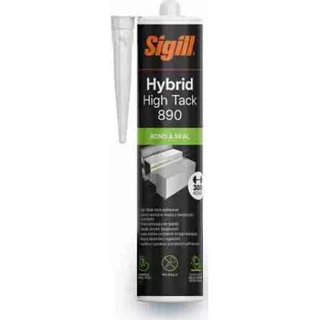 Průmyslové lepidlo Lepidlo hybridní SIGILL HYBRID HIGH TACK 890 WHITE 290 ml JUB