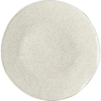 Talíř Mělký talíř s nepravidelným okrajem Grey Crazed 27 cm MIJ