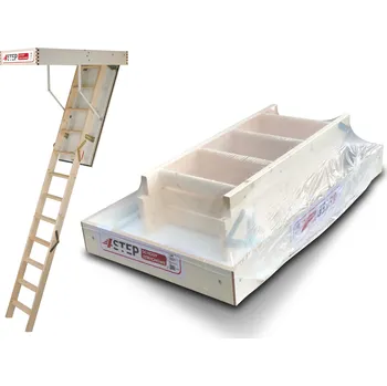 Schodiště 4STEP Dřevěné půdní schody GREENLINE 32mm 90x70