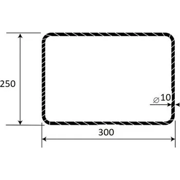 Pletivo ŽELEZO Třmínek do betonu 30x25 R10