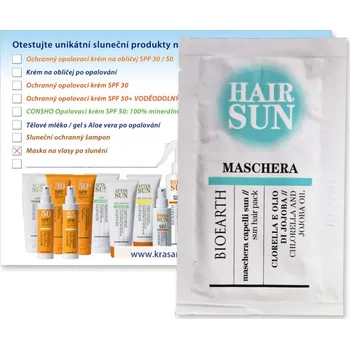 Vlasová regenerace BIOEARTH Pečující maska na vlasy po slunění 150ml